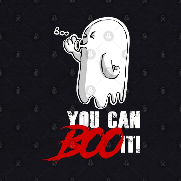 You Can Boo It! Funny Ghost by Kev Brett Designs